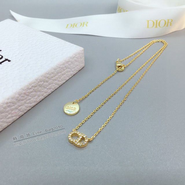 Dior飾品 迪奧經典熱銷款Dior字母項鏈  zgd1063